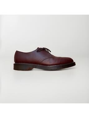 Dr Martens 1461 Made In England Oxford Shoes Brown Smooth Leather Men’s Size 10
